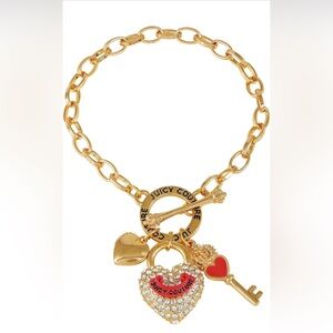 Beautiful, juicy couture charm bracelet